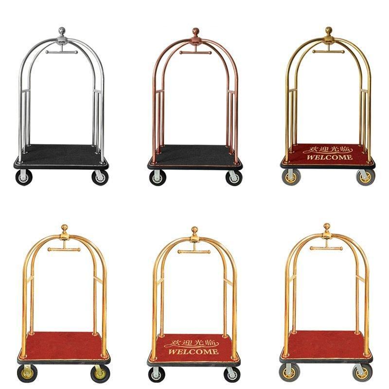 Тележка для багажа из нержавеющей стали с титановым покрытием (арт. 25-5086005)