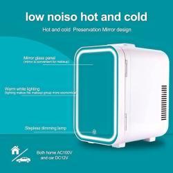 Холодильник косметический мини розовый 12L портативный (арт. 25-5086009)