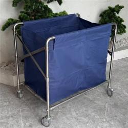 Тележка для белья пластиковая хозяйственная большая (арт. 25-5086024)