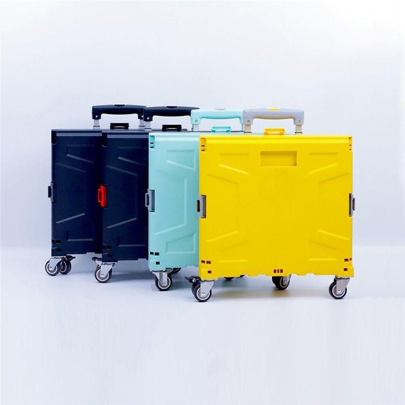 Тележка для покупок пластиковая с 4 универсальными колесами (арт. 25-5086034)