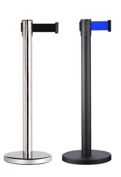 Барьер ограждающий с выдвижной лентой для контроля толпы (арт. 25-5086042)