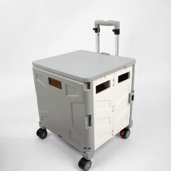 Тележка складная пластиковая 6-колесная для покупок (арт. 25-5086044)