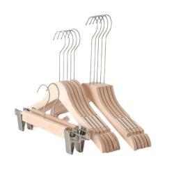 Вешалки деревянные с логотипом для одежды магазина (арт. 25-5086052)