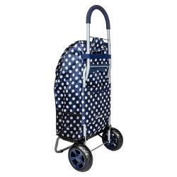 Сумка-тележка складная с колесами пластиковая (арт. 25-5086058)