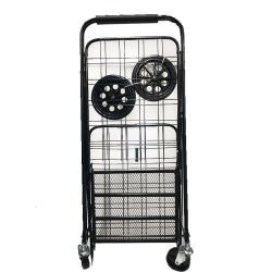 Тележка складная металлическая с колесами для покупок (арт. 25-5086070)