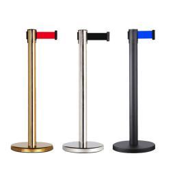 Стойка барьерная выдвижная из нержавеющей стали для очередей (арт. 25-5086101)