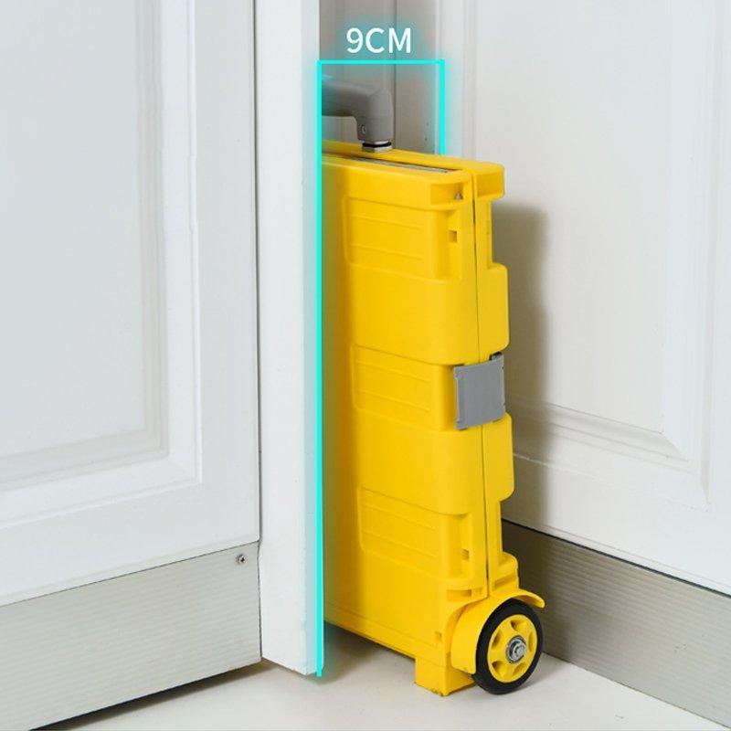 Тележка складная для покупок с сумкой и овощным отделением (арт. 25-5086114)