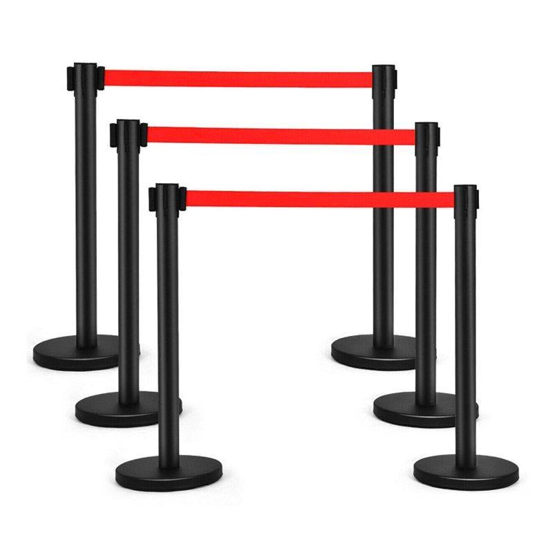 Барьер для очереди с выдвижной лентой пластиковый (арт. 25-5086115)