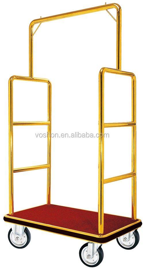 Тележка багажная стальная алюминиевая с колесами (арт. 25-5086149)