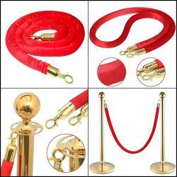 Барьер ограждающий с двойной лентой для контроля толпы (арт. 25-5086150)