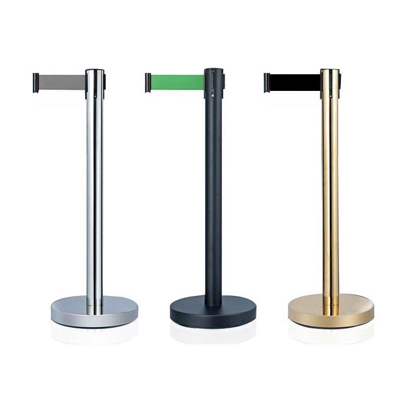 Барьер стальной с выдвижной лентой для контроля толпы (арт. 25-5086166)