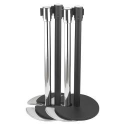 Стойка барьерная с выдвижной лентой из нержавеющей стали (арт. 25-5086167)