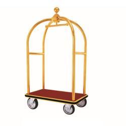 Тележка багажная отельная из нержавеющей стали усиленная (арт. 25-5086201)