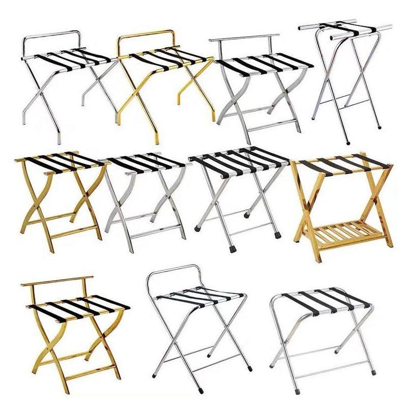 Стойка багажная складная из нержавеющей стали для гостиниц (арт. 25-5086206)