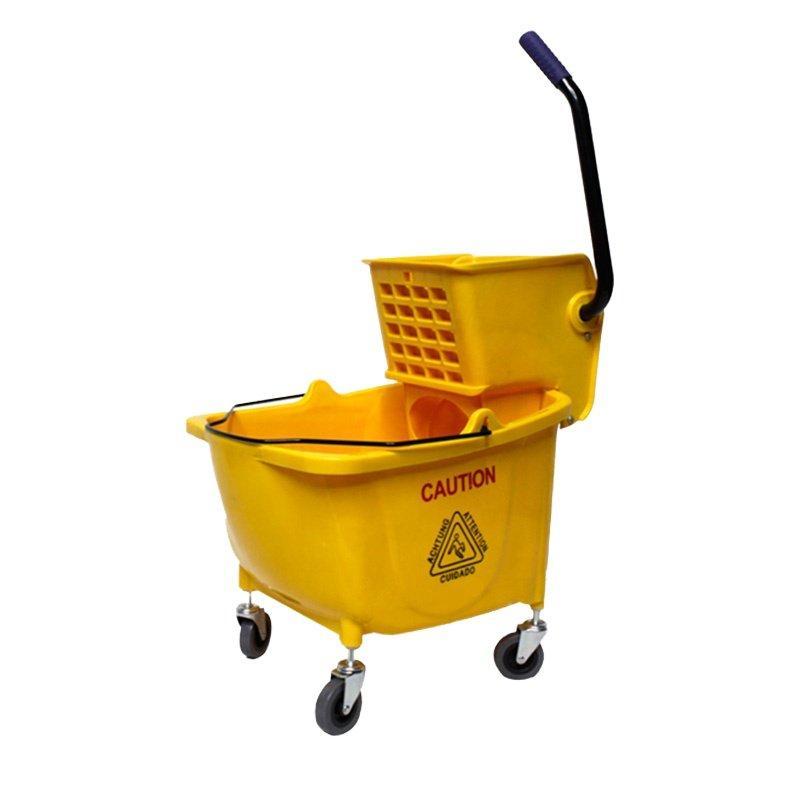 Тележка уборочная пластиковая с ведром и отжимом для отеля (арт. 25-5086224)