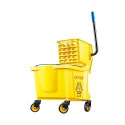 Тележка уборочная пластиковая с ведром и отжимом для отеля (арт. 25-5086224)