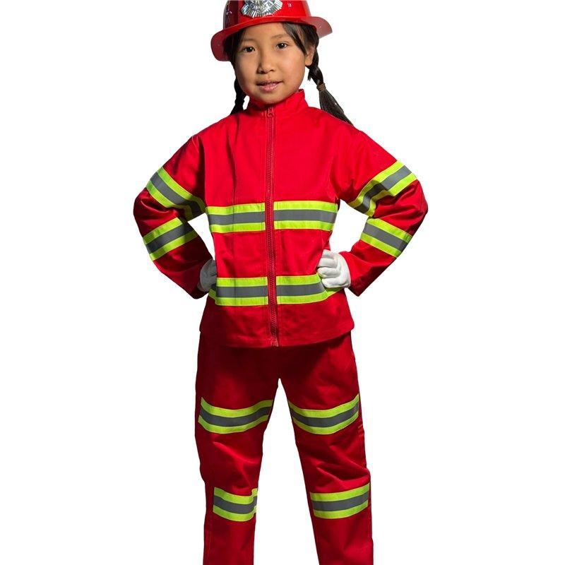 Костюм пожарного детский оранжевый для мальчиков Хэллоуин (арт. 25-5086345)