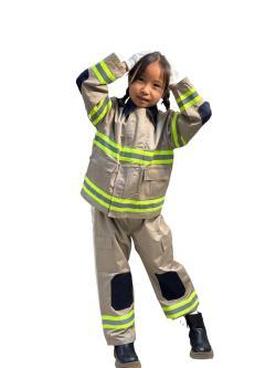 Костюм пожарного детский оранжевый для мальчиков Хэллоуин (арт. 25-5086345)