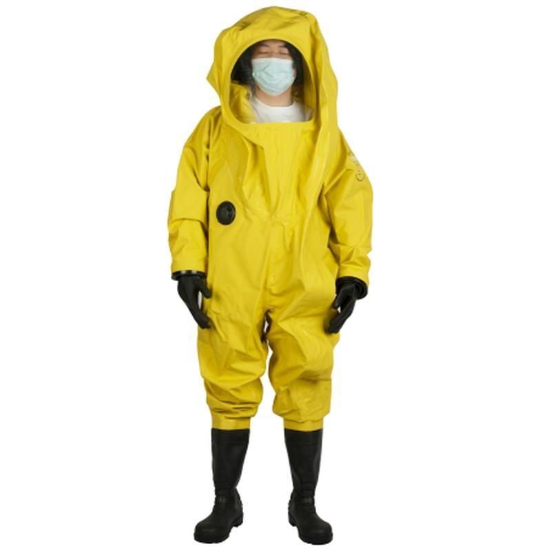 Костюм защитный химостойкий изолированный желтый ПВХ (арт. 25-5086399)