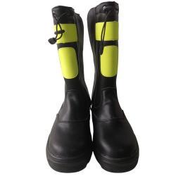 Ботинки пожарные кожаные с металлической пластиной для защиты (арт. 25-5086413)