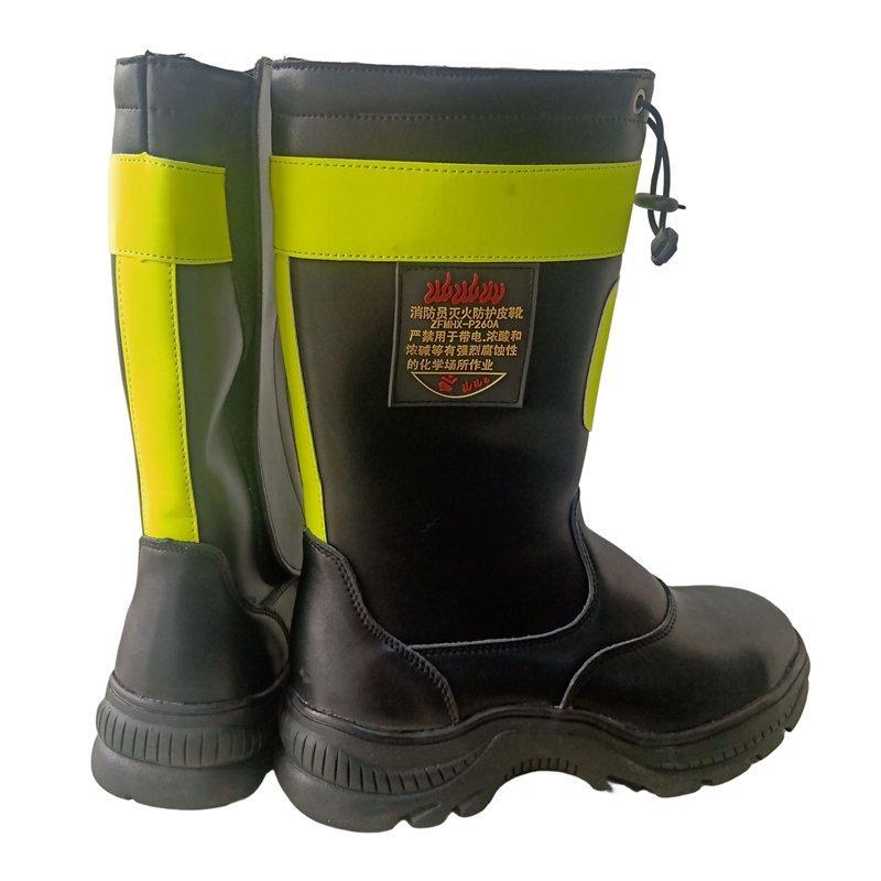 Ботинки пожарные кожаные с металлической пластиной для защиты (арт. 25-5086413)