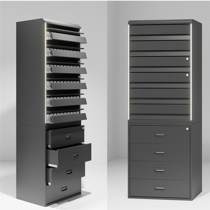 Стойка для табачных изделий с витриной и шкафом (арт. 25-19080008)