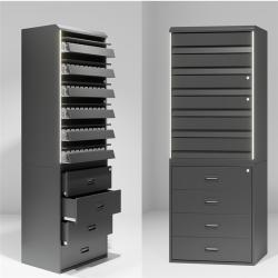 Стойка для табачных изделий с витриной и шкафом (арт. 25-19080008)