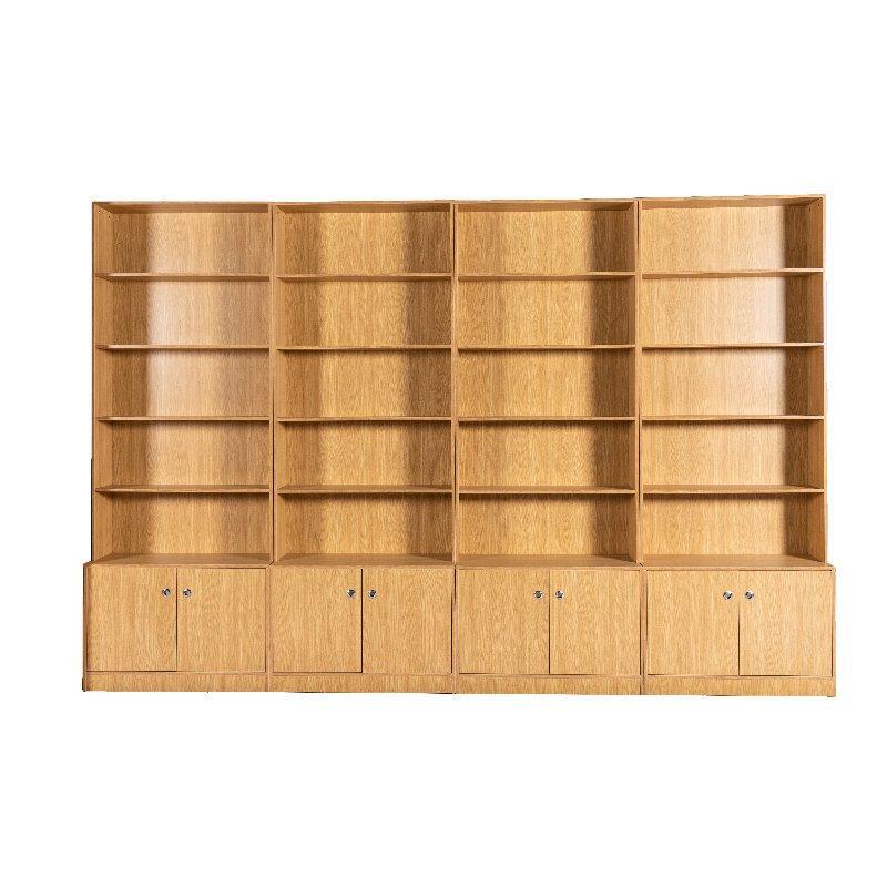 Стеллаж деревянный с шкафом для магазина (арт. 25-19080014)