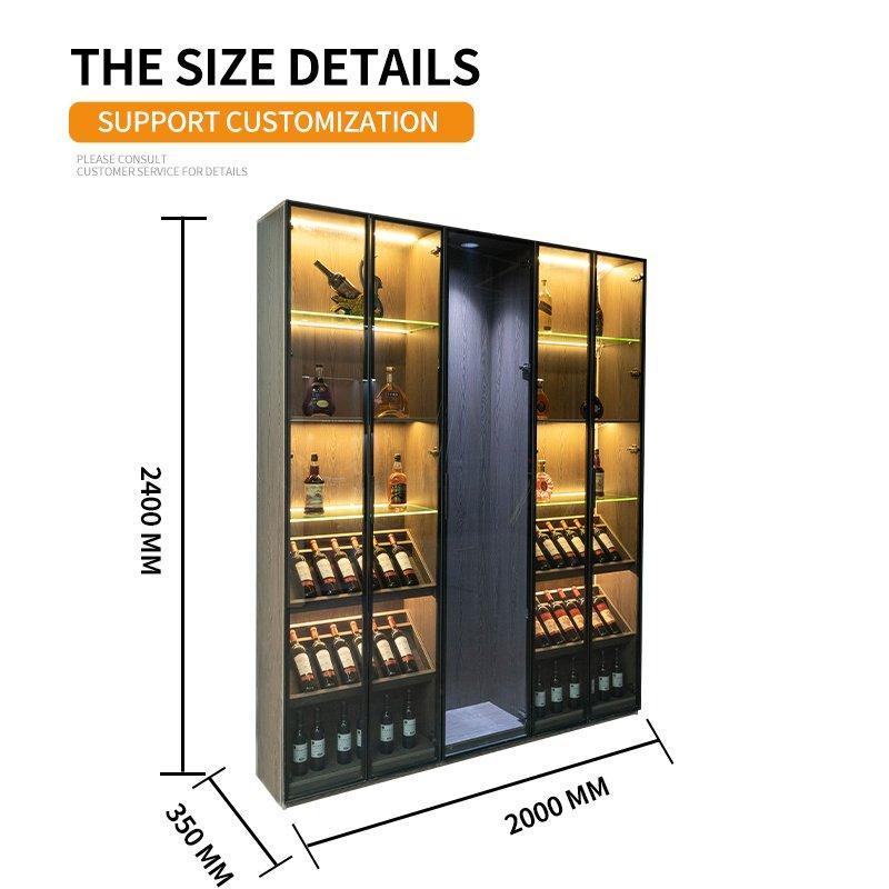 Стеллаж для вина деревянный настенный большой (арт. 25-19080024)