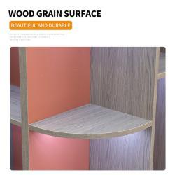 Барный шкаф для гостиной из дерева с витриной и хранилищем (арт. 25-19080038)