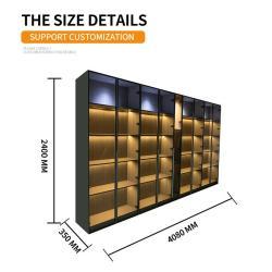 Шкаф для вина из массива дерева с полками для бутылок (арт. 25-19080054)