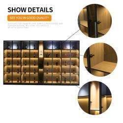 Шкаф для вина из массива дерева с полками для бутылок (арт. 25-19080054)