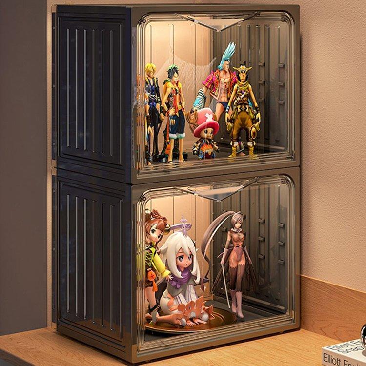 Шкаф-витрина для игрушек прозрачный с украшениями (арт. 25-19080074)