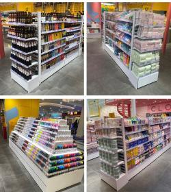 Стеллаж для супермаркета с различными стилями и стойкой (арт. 25-19080080)