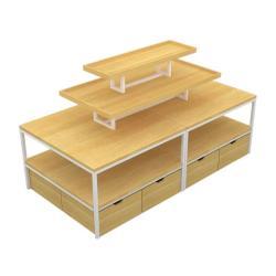 Стойка-островок деревянная MINISO 3/4-уровневая (арт. 25-19080086)