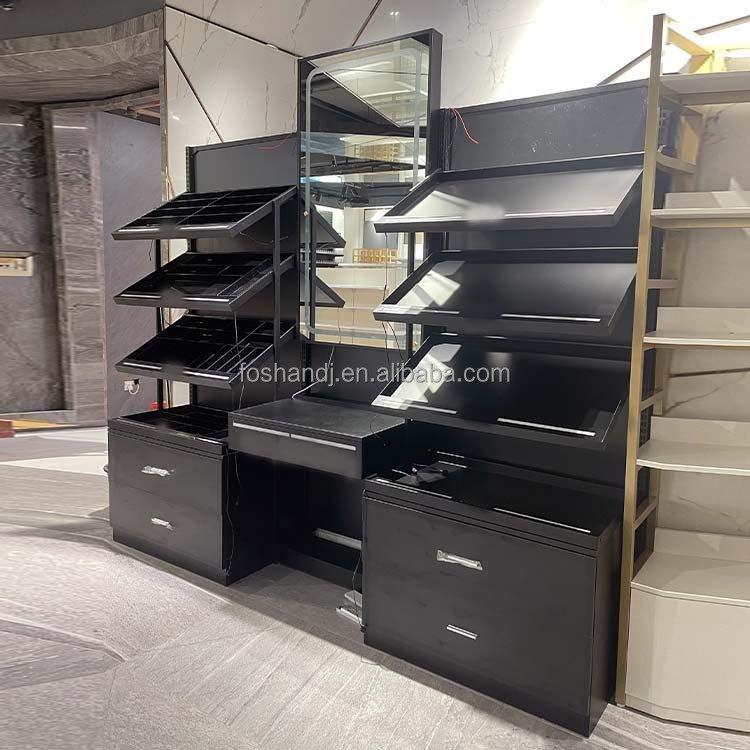 Стойка витрина с подсветкой для косметики и ухода (арт. 25-19080108)