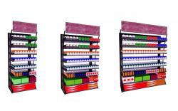 Стойка для табачной продукции с полками и дисплеем (арт. 25-19080116)