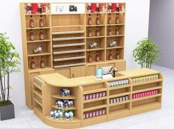 Кассовая стойка из дерева для супермаркета и магазина (арт. 25-19080125)