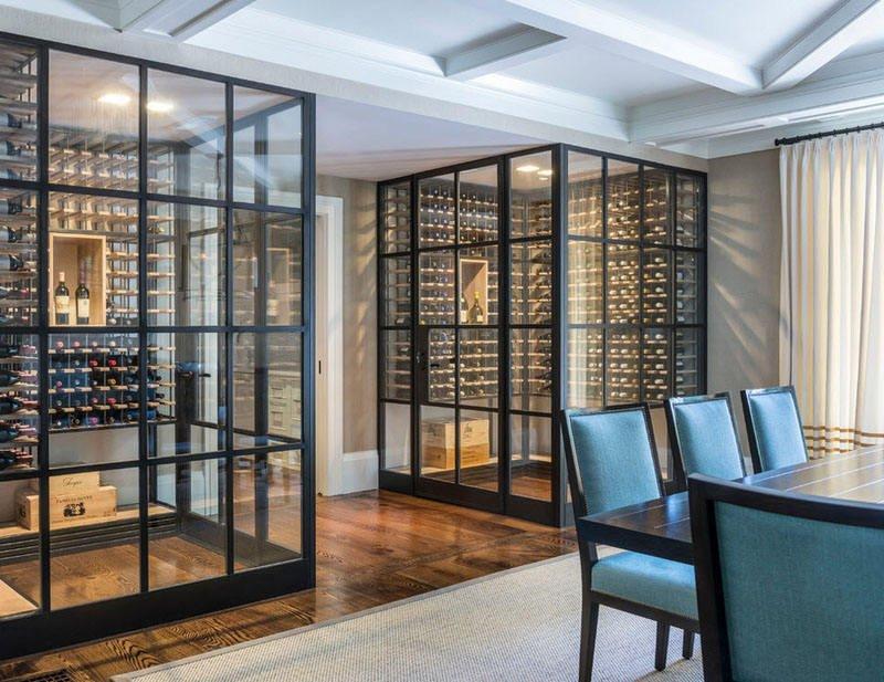 Винный шкаф из нержавеющей стали с постоянной температурой (арт. 25-19080129)