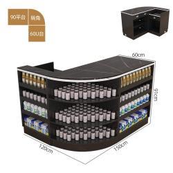 Стойка кассовая U-образная с дисплеем и прилавком 4ft (арт. 25-19080130)