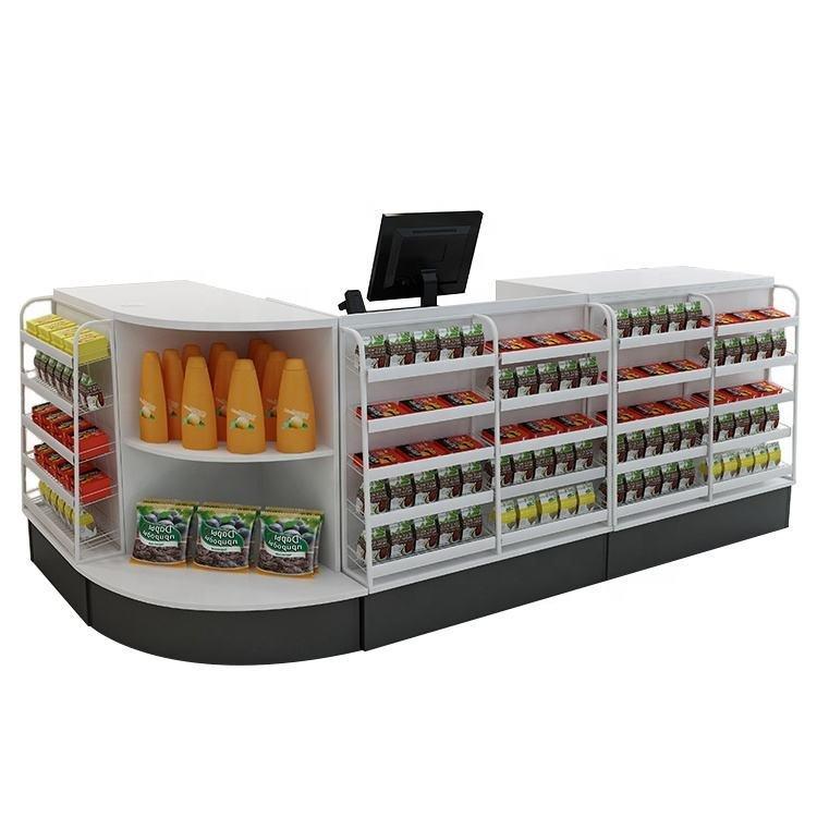 Стойка кассира с углом для магазина и кафе (арт. 25-19080143)