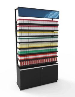 Стеллаж для табака из металла и дерева, напольный (арт. 25-19080155)