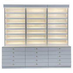 Стойка для лака из дерева с полками для спа (арт. 25-19080157)