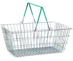 Корзина для покупок металлическая 21L с 2 ручками (арт. 25-19080161)