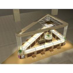 Витрина для украшений из закаленного стекла черно-белая (арт. 25-19080163)