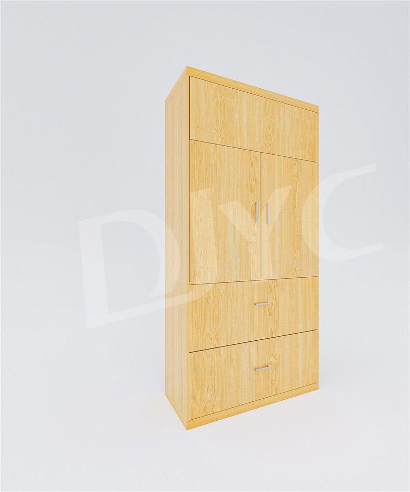 Шкаф для одежды недорогой с полками и вешалками (арт. 25-19080173)