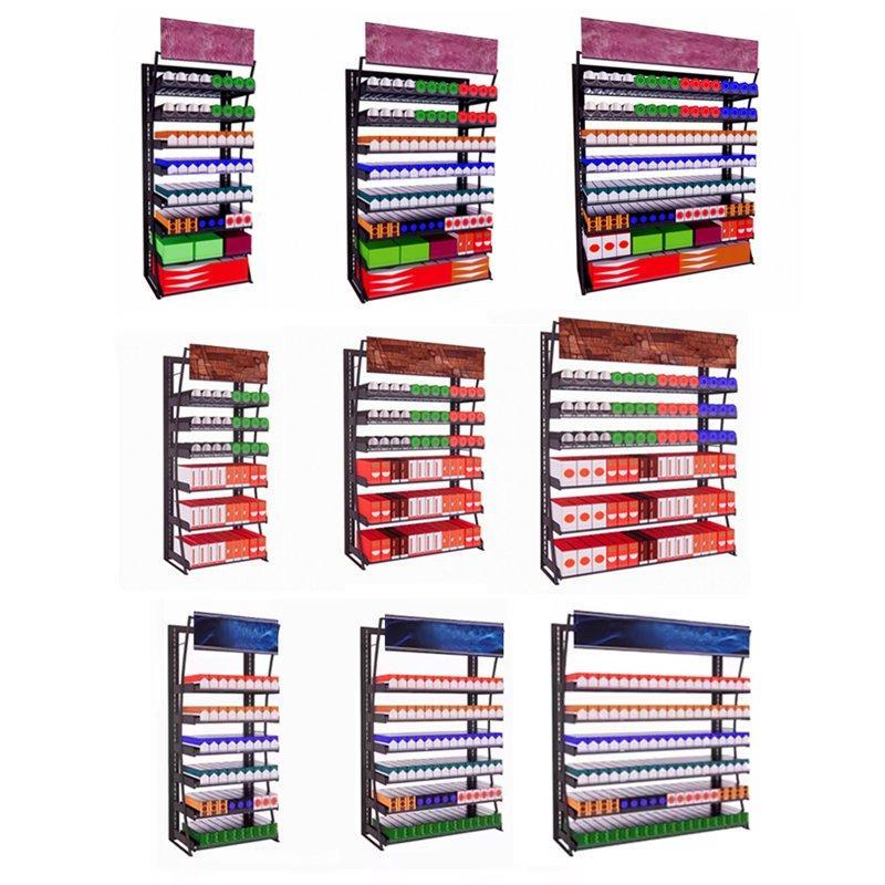 Стеллаж для сигар металлический с витриной и стеклом (арт. 25-19080179)