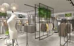 Стойка для одежды современная дизайнерская для магазина (арт. 25-19080198)