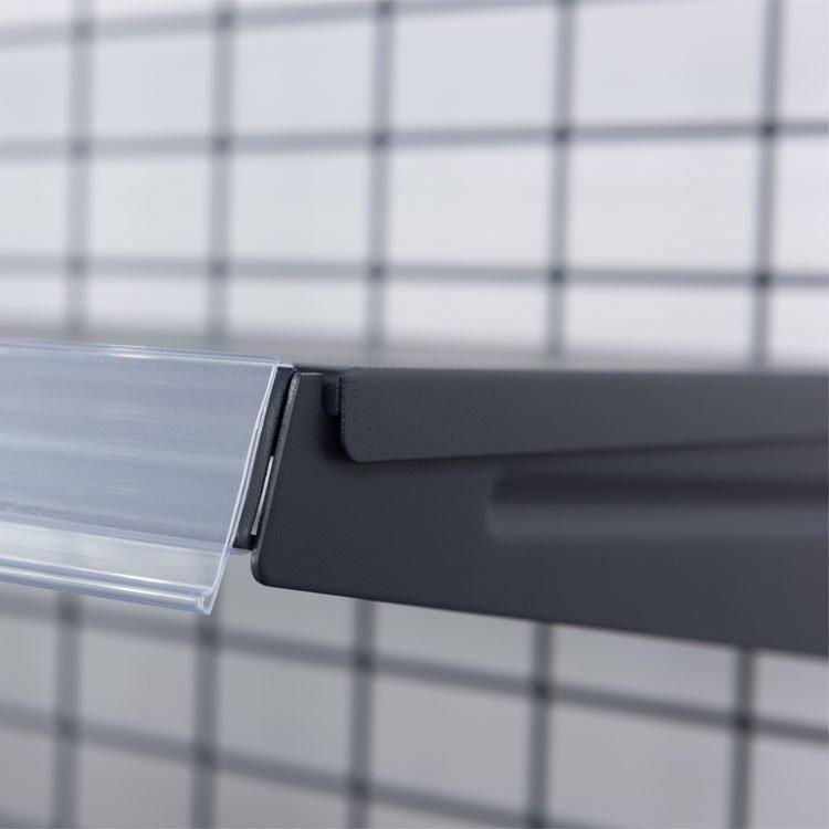 Стеллаж металлический для супермаркета с сетчатой задней панелью (арт. 25-19080221)