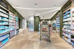 Медицинская деревянная витрина с полками для аптеки (арт. 25-19080238)